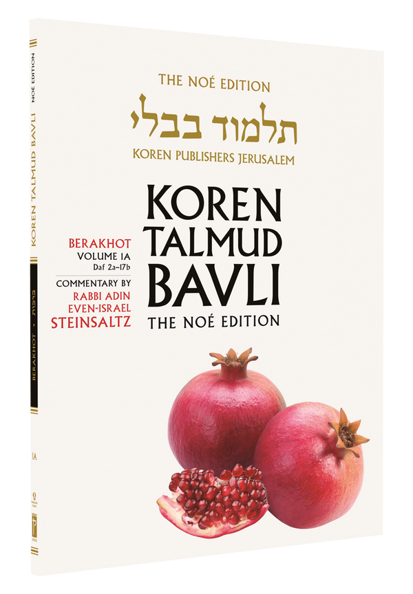 The Noé Edition Koren Talmud Bavli, Berakhot: Vol 1A, Daf 2a-17b, Paperback